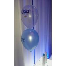 Transparent Balloon with Custom Sticker